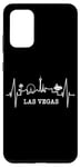 Coque pour Galaxy S20+ Las Vegas Silhouette Battement Coeur J'adore Las Vegas