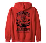 Gorilla Gym Funny Primate Academy Strength & Conditioning Zip Hoodie