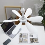 With Remote For Camping Hanging Fan Usb Powered Ceiling Canopy Fan 6 Leaves