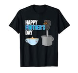 Happy Frothers Day Milk Frother and Coffee Cup Fathers Day T-Shirt