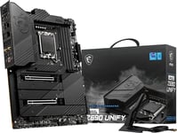 MSI MEG Z690 UNIFY Gaming Motherboard ATX - Supports Intel Core 12th Gen LGA - 2