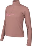 Nike Dri-Fit Swoosh Pacer Sweatshirt Red Stardust/Fierce Pink S