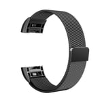 Fitbit Charge 2 Elegant justerbart klockband - Svart