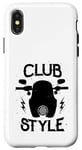 Coque pour iPhone X/XS Moto Lover Club Style Moto Stunt Moto