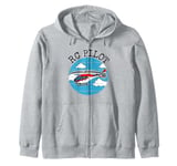 RC Pilot, Remote Control Helicopter, Aviation Enthusiast Zip Hoodie