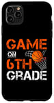 Coque pour iPhone 11 Pro Max Jeux amusants sur le basket-ball de sixième année premier jour d'école