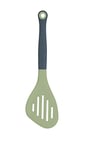 Colourworks Silicone Multi Fish Slice / Slotted Server, 29 cm (11.5") - Classic Green