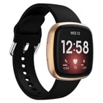 Silikonarmband Fitbit Versa 3 Svart