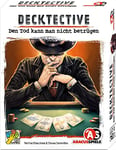 ABACUSSPIELE- Decktective Las Vegas stratégie, Jeu de Cartes, 38222, Blanc