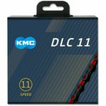 KMC X11-SL DLC Bicycle Cycle Bike Chain Black / Red - 118 Links