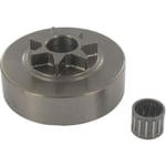 Pignon étoile 404 - 7 dents adaptable pour tronçonneuse DOLMAR modèles CA, 122, 122SL, 122SI, 123, 133, PS9000, PS9010, 143, CA113,