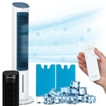 Air Cooler Portable Air Conditioner Fan Tower Humidifier Purifier Remote White