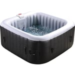 Spa Gonflable nice en pvc - 4 places - Gris/Noir