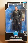 McFarlane DC Comics JUSTICE LEAGUE SUPERMAN BLACK SUIT 7" Action Figure RARE