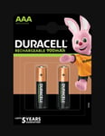 Duracell Batteries Rechargeables Mini Stylet Pile Micro AAA