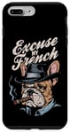 Coque pour iPhone 7 Plus/8 Plus Bulldog français Excuse My Frenchie Vintage Bulldog Lover