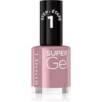 Rimmel Super Gel Geleneglelak uden UV/LED forsegling Skygge 023 Grape Sorbet 12 ml