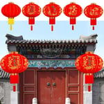 Waterproof Red Lanterns Chinese New Year Door Hanging Lanterns  Home Decor