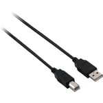 Cable Usb A-B Male Noir 3m