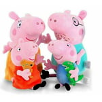 IC Peppa Pig Karaktärer Mjuka Leksaker Pappa Mamma Peppa George Pig Stoppade Presenter