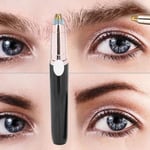 Battery Powered Eyebrow Trimmer Women Electric Face Eyebrow Hair Removal Sha RHS