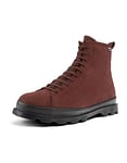 Camper Men's Brutus K300485 Ankle Boot, Burgundy, 8 UK