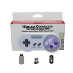 Gamepads Sans Fil Manettes De Jeu Pour Console De Jeu Nes Snes Classic Mini Pc Windows Ios Android Tv Boîte Fornintendo, Joystick Sans Souhait