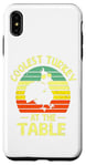 iPhone XS Max Thanksgiving Toddler Coolest Turkey At The Table Dinner Case