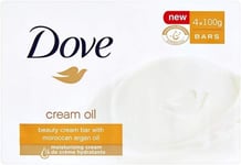 Dove Cream Oil Beauty Cream Bar 4 x 100 g oil surgras Oil Surgras