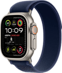 Apple Watch Ultra 2 Naturlig titan med Blå Trail Loop M/L