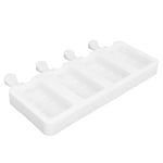 4 Cavities Ice Cream Mould Stor Glassform Silicone Popsicle Maker Moulds For DIY