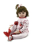 58 cm très Grand 6-9 Mois Reborn Tollder Doll réaliste Nouveau-né bébé Bebe Enfant Jouet Fille Silicone Reborn bébé poupées pour Enfant de 3 Ans et Plus Jouets