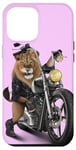 Coque pour iPhone 12 Pro Max Lion Riding Classic Chopper Moto