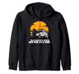 USA Tow Truck Driver, Truck Driver Yellow Line, Tow Truck Zip Hoodie