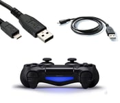 2m Micro USB Charger Cable for PS4 Dualshock 4 Wireless Controller Play & Charge