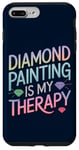 iPhone 7 Plus/8 Plus Diamond Painting Is My Therapy Art Fan Diamond Painter Case