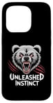 iPhone 15 Pro Brutal Unleashed Instinct Fierce Mindset Apparel Case