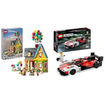 LEGO 43217 Disney and Pixar ‘Up’ House​ Buildable Toy & 76916 Speed Champions Porsche 963, Model Car Building Kit, Racing Vehicle Toy for Kids, 2023 Collectible Set with Driver Minifigure