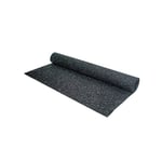 Stockz Sportsflooring Black Med Vita Flakes 6mm 10Mx1,25M Hel Rulle, Gymgolv