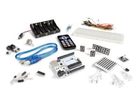 Whadda Kit de démarrage Arduino® complet pour débutants, apprenez les bases de l'électronique avec breadboard, LEDs, résistances, buzzers, capteurs infrarouges et plus, idéal pour les projets DIY et à