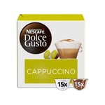 NESCAFE Dolce Gusto Cappuccino Coffee Pods  - Italian Classic Coffee (3 Packs)