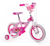 Huffy Disney Princess 14 Inch Girls Bike Pink For Ages 4-6 ft Rupunzel, Cinderalla and more