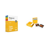 Polaroid 6009 Color Film for i-Type - Double Pack, 8.8 cm X 10.7 cm & Photo Box - Yellow