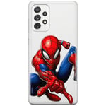 ERT GROUP Coque de téléphone Portable pour Samsung A33 5G Original et sous Licence Officielle Marvel Motif Spider Man 040 Parfaitement adapté à la Forme du téléphone Portable, partiel imprimé