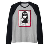 Emily The Strange I want You To Leave Me Alone Raglan Baseball Tee