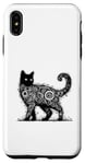 Coque pour iPhone XS Max T-shirt mystique chat mystique chat mandala mystique