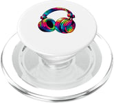 Casque Musique Chant Chanteur Chanson PopSockets PopGrip pour MagSafe