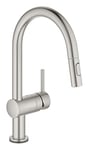 GROHE Minta Touch Electronic Single-Lever Sink Mixer 1/2" Supersteel 31358DC2