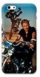 Coque pour iphone 7 / 8 / SE (2020) Johnny Hallyday Moto