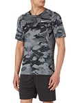 Nike M NP Top SS Slim Camo, Tricot Homme, Smoke Grey/(Grey Fog), XL